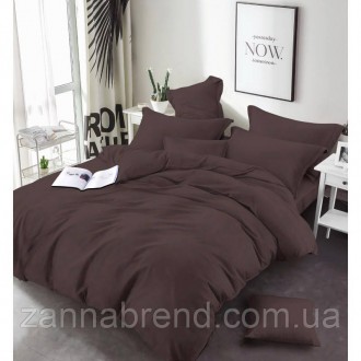 Постельная ткань Бязь "Gold" Lux однотонная цвет шоколад. Харьков. фото 1