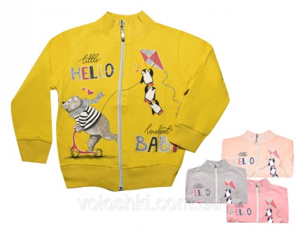 Кофта зимняя теплая с начесом для девочки, Narmini (размер 2(92)). Днепр. фото 1