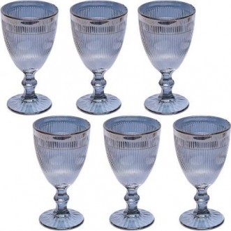 Від 6 шт. Келих із кольорового скла CQ213 200мл T0204HS-B Чорний купить оптом. Одеса. фото 1