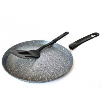 Сковорода блинная 24 см с мраморным покрытием Bohmann BH-71010-24. Івано-Франківськ. фото 1