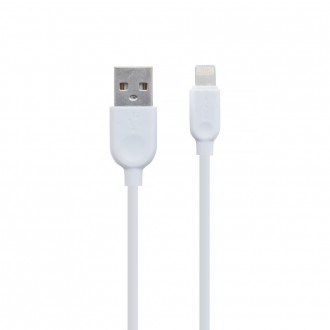 Кабель Borofone BX14 USB - Lightning 2.4A Max 1 m Белый. Ивано-Франковск. фото 1