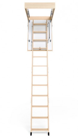 Чердачные лестницы Compact Mini от компании &laquo;Bukwood&raquo; &ndash; 4-х секционная, складная. . фото 4