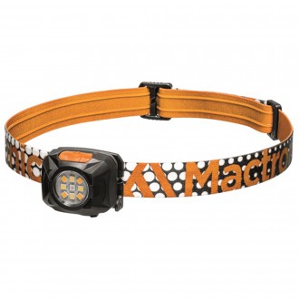 Ліхтар налобний Mactronic Rebel 400 Lm LED теплий/холодний/червоний Type-C оранжевий. Одеса. фото 1