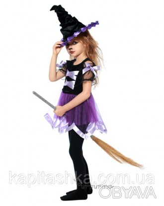 Ведьмочка
Вы еще думаете, какой костюм лучше подобрать для веселой девчонки? Кра. . фото 1