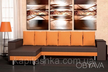 
Угловой диван создан по принципу модульных технологий, что дает возможность его. . фото 1
