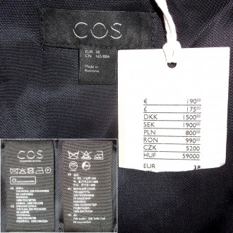 Стильное женское шерстяное/кашемировое утеплённое пальто COS (Швеция).
Цена на . . фото 9