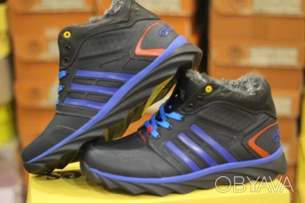 
 Зимние мужские ботинки черные на меху Adidas
Модель для мужчин, которые ценят . . фото 1