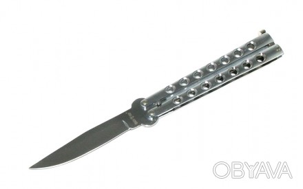 Складной нож-балисонг – функциональная модель классического шарнирно-рамочного т. . фото 1