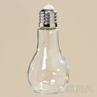 Декоративная светодиодная лампа выполнена в форме колбы от стандартной лампы нак. . фото 1