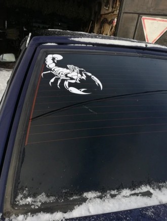 Любителям приукрасить свой автомобиль хотим предложить стильную наклейку Скорпио. . фото 7