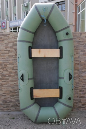 Надувная резиновыя лодка "Язь" ...2х местная,(длина 250 см,ширина 110с. . фото 1
