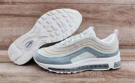 Подростковые, детские кроссовки Nike Air Max 97 Grey/Mint 41 - стелька 26.5см ст. Киев. фото 1 Подростковые, детские кроссовки Nike Air Max 97 Grey/Mint 41 - стелька 26.5см ст. Киев. фото 1