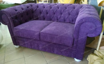 Изысканный диван ЧЕСТЕР в мягком велюре выполнен в классическом английском стиле. . фото 3