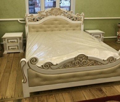 Ціна вказана за ліжко зі спальним місцем 1800х2000мм у деревоподібних відтінках.. . фото 11