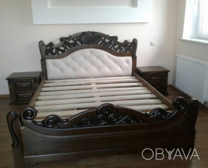 Ціна вказана за ліжко зі спальним місцем 1800х2000мм у деревоподібних відтінках.. . фото 1