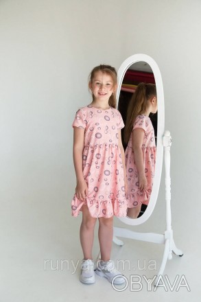 Летнее подростковое платье для девочки Bubbles. Легкое, летнее платье для девочк. . фото 1