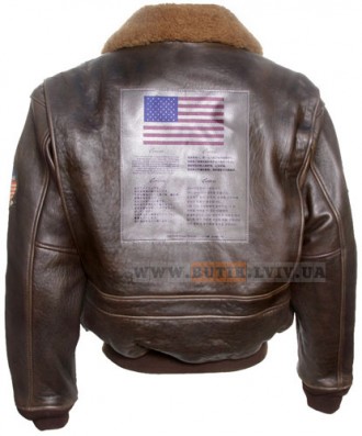 Шкіряна куртка Top Gun Official Signature Series Jacket - одна з найкращих льотн. . фото 3