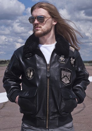 Шкіряна куртка Top Gun Official Signature Series Jacket - одна з найкращих льотн. . фото 8