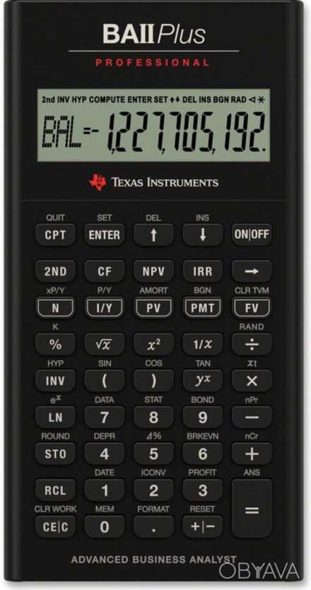 Финансовый калькулятор BA II Plus Professional Pro Texas Instruments-3250 грн. . фото 1 Финансовый калькулятор BA II Plus Professional Pro Texas Instruments , UPC: 0333. . фото 1