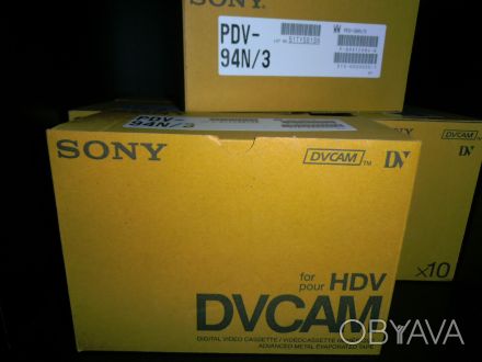 Sony PDV-94N - видеокассета формата HDV/DV и DVCAM

Кассеты DVCAM — проф. . фото 1