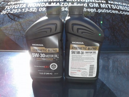 8798-9032 Honda Genuine HG SYNTHETIC BLEND MOTOR OIL 5W-20.
ADVANCED PROTECTION. . фото 3