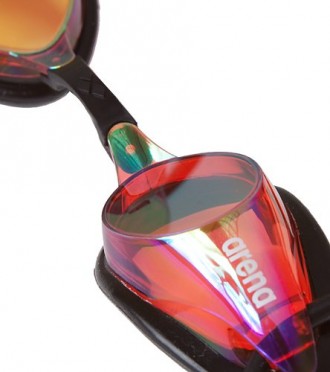 Гидродинамичные легкие очки для соревнований с низкопрофильными линзами. Зеркаль. . фото 4