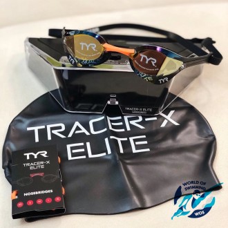 Соревнуйся как профи в очках TYR Tracer-X Elite Racing Mirrored. Разработанные д. . фото 12