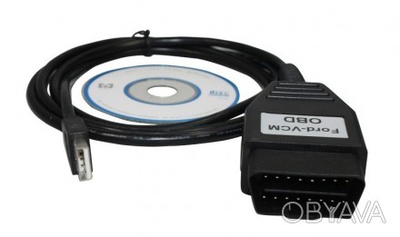 Профессиональный диагностический адаптер Ford-VCM OBD создан как аналог дилерско. . фото 1