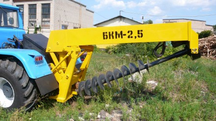 Продам Ямобур БКМ-420х2.5 для трактора Т-150К с крановой установкой для монтажа . . фото 3