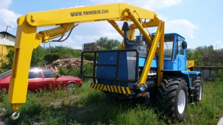 Продам Ямобур БКМ-420х2.5 для трактора Т-150К с крановой установкой для монтажа . . фото 4