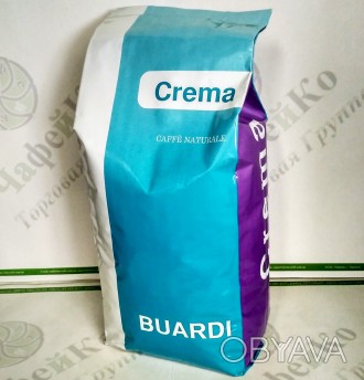Зерновой кофе Buardi Crema средней обжарки (французская), купаж зерна: 10 % араб. . фото 1
