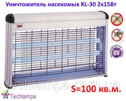 Уничтожитель насекомых KL-30 2х15Вт. Київ. фото 1 Уничтожитель насекомых KL-30 2х15Вт. Київ. фото 1