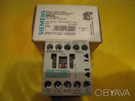 Пускатель Siemens Sirius 3RH1122-1AB00. 2NO/NC контакта. Катушка 24VAC. Новый. В. . фото 1