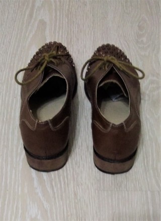 Женские туфли оксфорды с оригинальной отделкой известного бразильского обувного . . фото 7