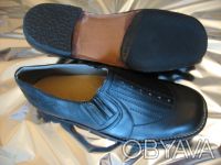 Продам новые мужские черные туфли из натуральной кожи без шнурков. Изготовлены п. . фото 3