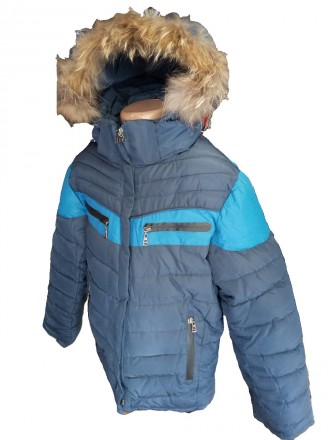 Детские зимние куртки для мальчиков, очень теплые и качественные. Наполнитель по. . фото 3