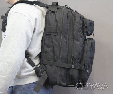 Рюкзак штурмовой тактический Тactic ― прочный рюкзак для охоты, рыбалки, туризма. . фото 1
