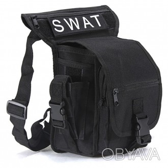 Сумка тактическая набедренная SWAT ― Удобная сумка с возможностью ношения как на. . фото 1