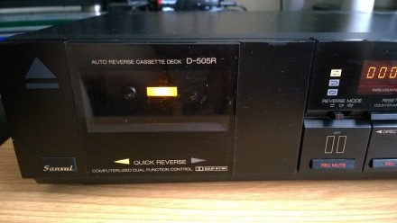 Кассетная дека (магнитофон) SANSUI D-505R (модель 1986 г., изготовлена в Японии). . фото 10