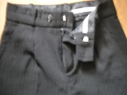 Цвет чёрный.Длина брюк костюма-80см,полуокружность талии брюк-30см(+5 см запас,п. . фото 4