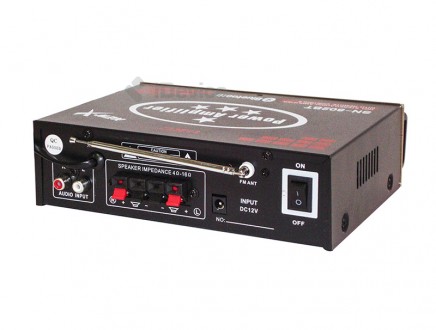 Усилитель звука UKC SN-802BT – стереофонический интегральный усилитель со . . фото 8