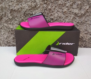 Сланцы женские Rider Splash Slide Fem черно-розовые
Полный ассортимент обуви  t. . фото 7
