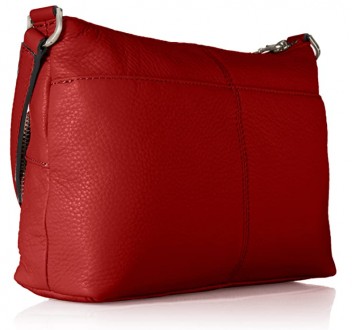 Кожаная сумка кросс-боди красного цвета  Calvin Klein, США, оригинал в идеальней. . фото 6