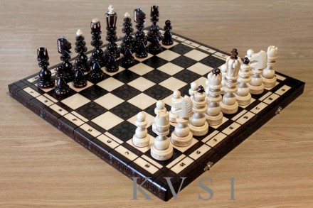 Шахматы №330 "KING SIZE" - Подарок для мужчины. Крупный формат шахмат, комфортны. . фото 8