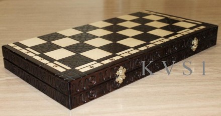 Шахматы №330 "KING SIZE" - Подарок для мужчины. Крупный формат шахмат, комфортны. . фото 10