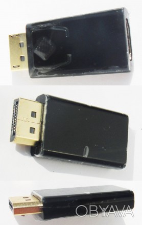 Переходник DisplayPort > HDMI

Важно!!! Переходник работает только в одну стор. . фото 1