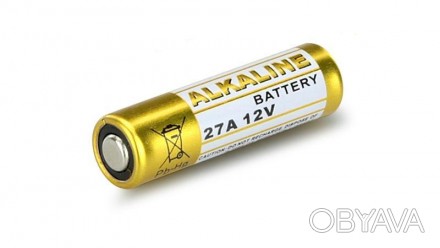 Лужна марганцево-цинкова (алкалайн) батарея типорозміру 27A, G27A, MN27, GP27A, . . фото 1