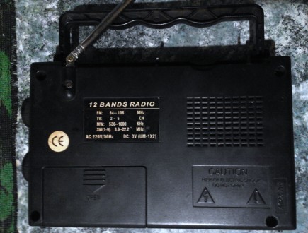 Портативный, мощный, компактный 11 канальный радиоприёмник + FM (64-108).
Разме. . фото 4