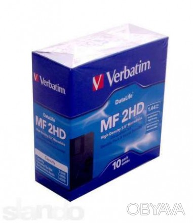 FDD Verbatim 1.44MB Datalife 10шт

Дискеты Verbatim имеют защитное покрытие Da. . фото 1