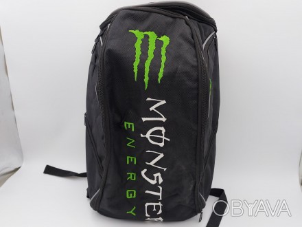 Рюкзак Monster EnergY, в основном кармане дополнительный на всю длину и 2 малень. . фото 1